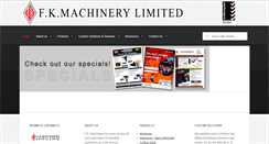Desktop Screenshot of fkmachinery.com